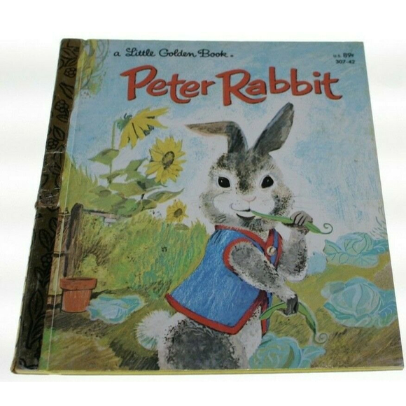 PETER RABBIT 1970 A Little Golden Book VGUC - Picture 1 of 4
